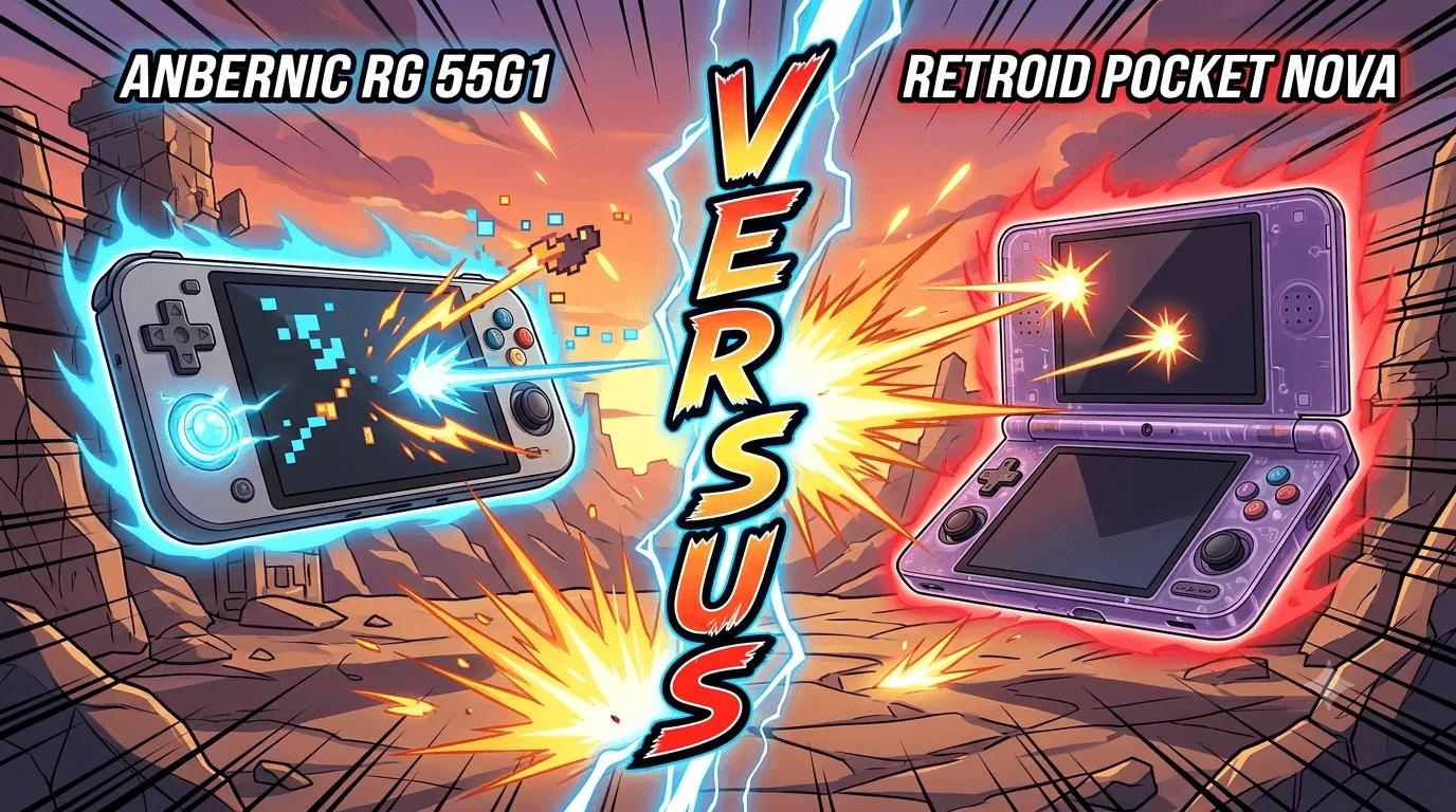 Anbernic RG 55G1 vs Retroid Pocket Nova: Which Snapdragon Handheld? — retro handheld comparison | Held Games