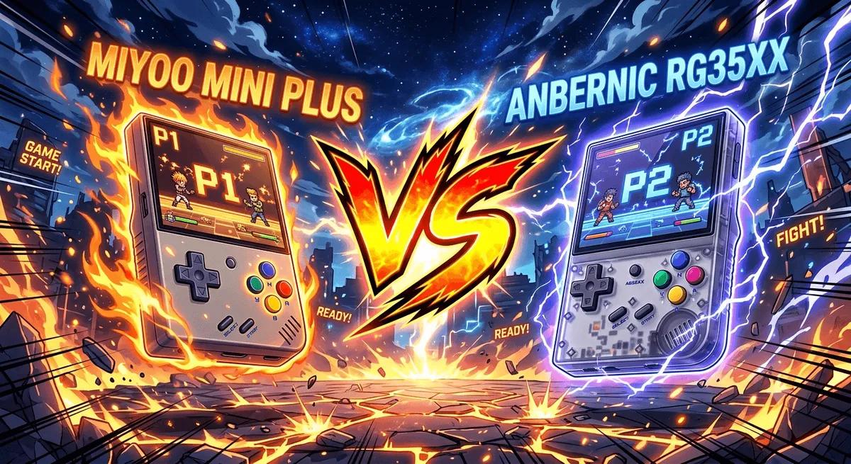 Miyoo Mini Plus vs Anbernic RG35XX: The Budget King? — retro handheld comparison | Held Games