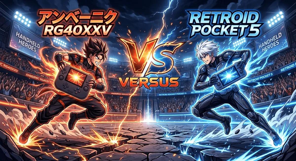 Retroid Pocket 5 vs RG40XXV: Budget vs Mid-Range Retro Handheld — retro handheld comparison | Held Games