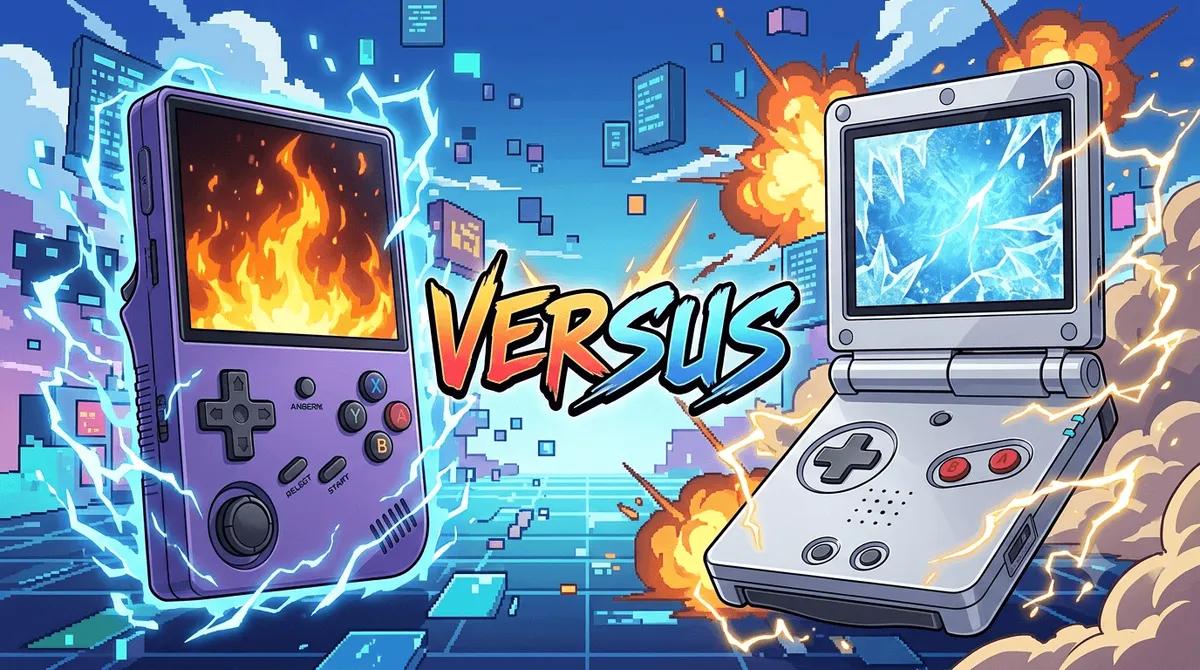Anbernic RG35XX Pro vs RG34XX SP: Vertical or Clamshell? — retro handheld comparison | Held Games
