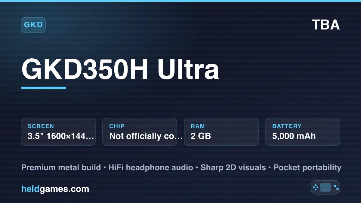 GKD GKD350H Ultra retro handheld