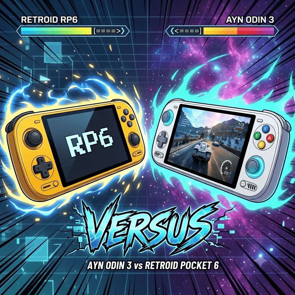 AYN Odin 3 vs Retroid Pocket 6: Power Flagship vs Value Flagship — retro handheld comparison | Held Games